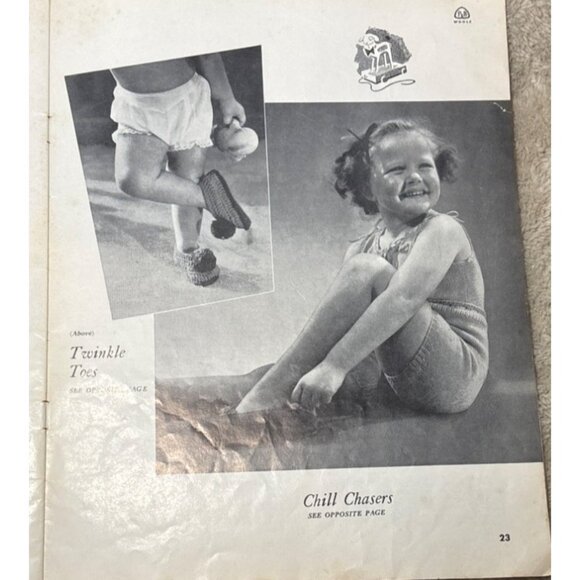 Vintage 1940s Beehive Knitting Pattern Book Two To Six Years - Picture 14 of 16